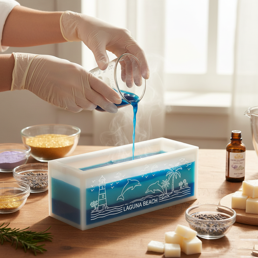 【Laguna Dream】Artisan Cold Process Soap | California Wave Bar | Sea Salt Mineral Essential Oil Gift