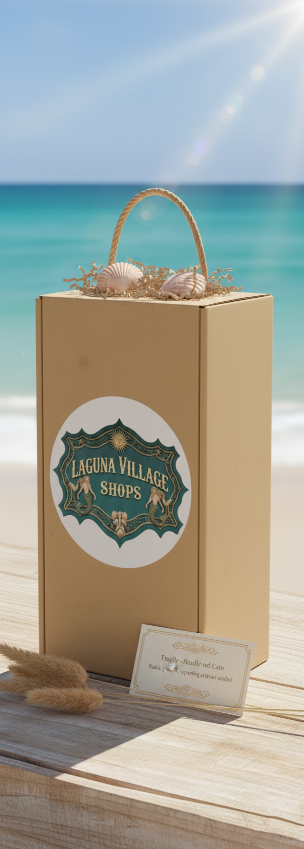 Handcrafted Coastal Harmony Shell Wind Chime | Natural Seashell Decor