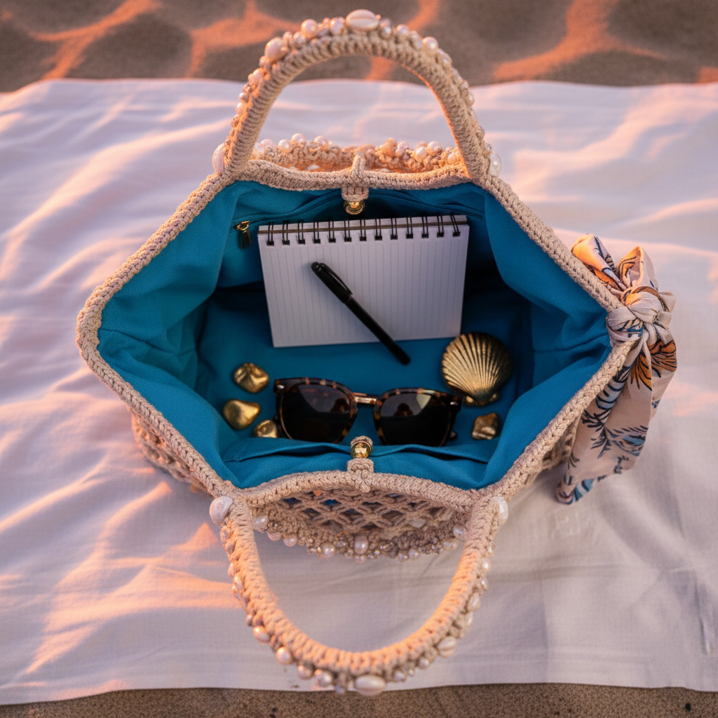 【Laguna Series】Handcrafted Woven Shell Bag - Dreamcatcher Wave Limited Edition