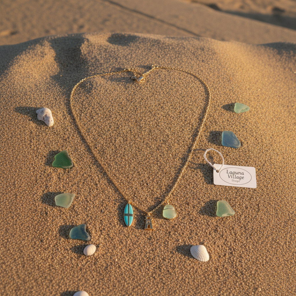 The "Laguna Signature" Necklace | 3-Icon Coastal Collection