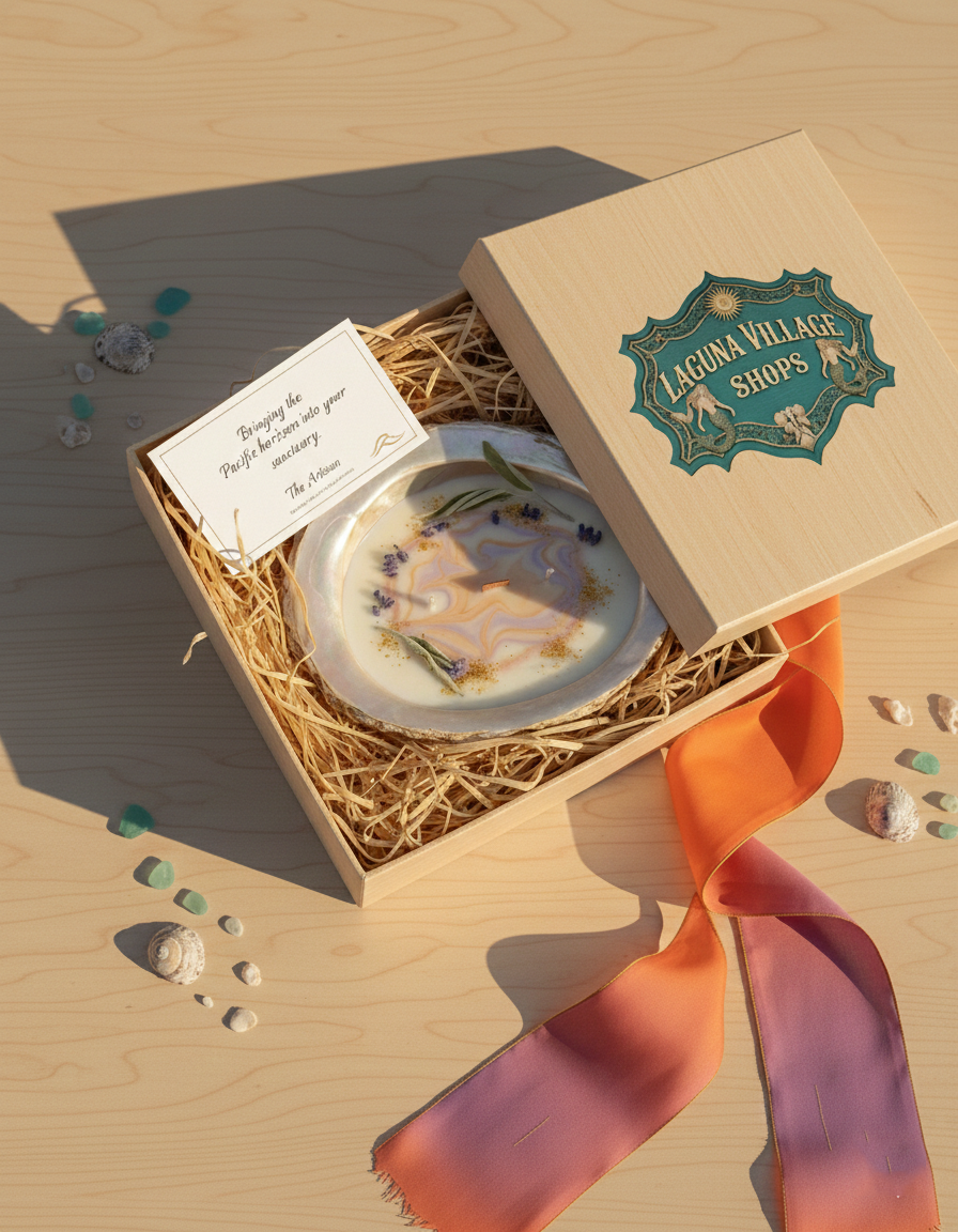 Pacific Afterglow | Hand-Poured Artisanal Shell Candle